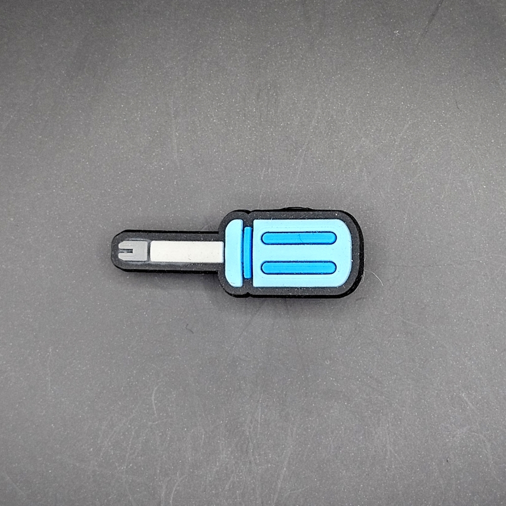 (5/$15) Screwdriver Tool Croc Charm